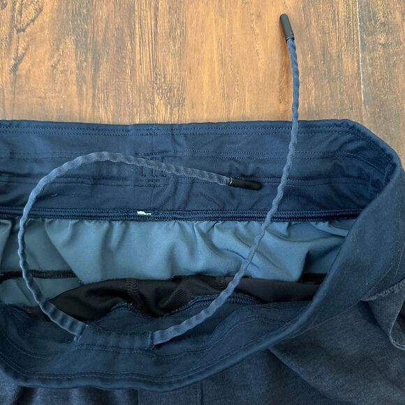 LULULEMON T.H.E Short Linerless 9" Performance Shorts M7Y50S Heather Blue - Picture 6 of 9